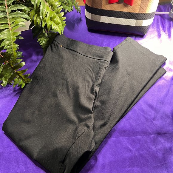 📌Rafaella Comfort Straight Leg Stretch Viscose Pull On Pants - Picture 13 of 13